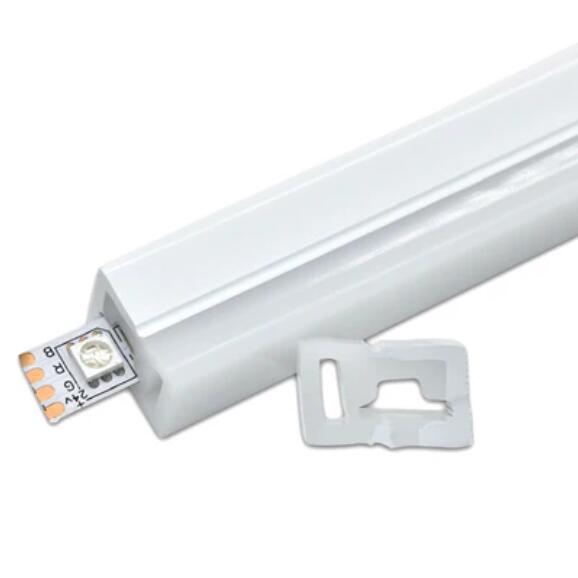 1M/5M/10M/20M Pack of T1220 3 Sides Edge Lighting LED Neon Light Housing Kit with End Caps and Mounting Clips, Flexible Neon Channel Fit for 10mm Wide LED Strip Lights