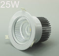 LED Spotlight 25W Cut-out  120MM Diameter 4.3" White Recessed LED Dimmable/Non-Dimmable LED Ceiling light
