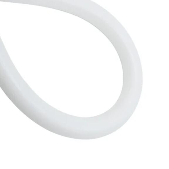 1M/5M/10M Pack of T22D LED Neon Light Housing Kit with End Caps and Mounting Clips, Flexible Neon Channel Fit for 6mm Wide LED Strip Lights