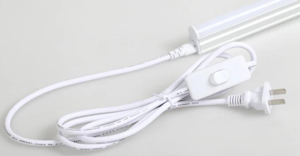 Plug-in Power Plug Cord 6Feet with On/Off Switch On Fit for T5 Integrated LED Tube Light