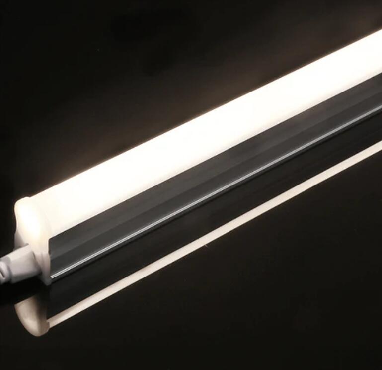 10Pcs Pack 2FT/3FT/4FT AC/DC 12-36V T5 LED Tube Light w/ Milky White Cover
