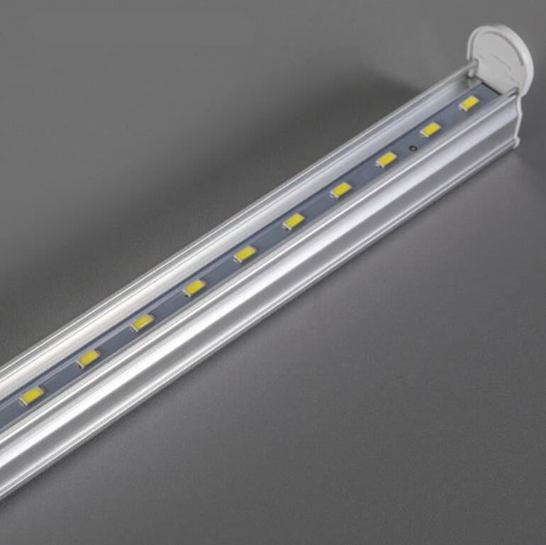 10Pcs Pack 2FT/3FT/4FT AC/DC 12-36V T5 LED Tube Light w/ Milky White Cover