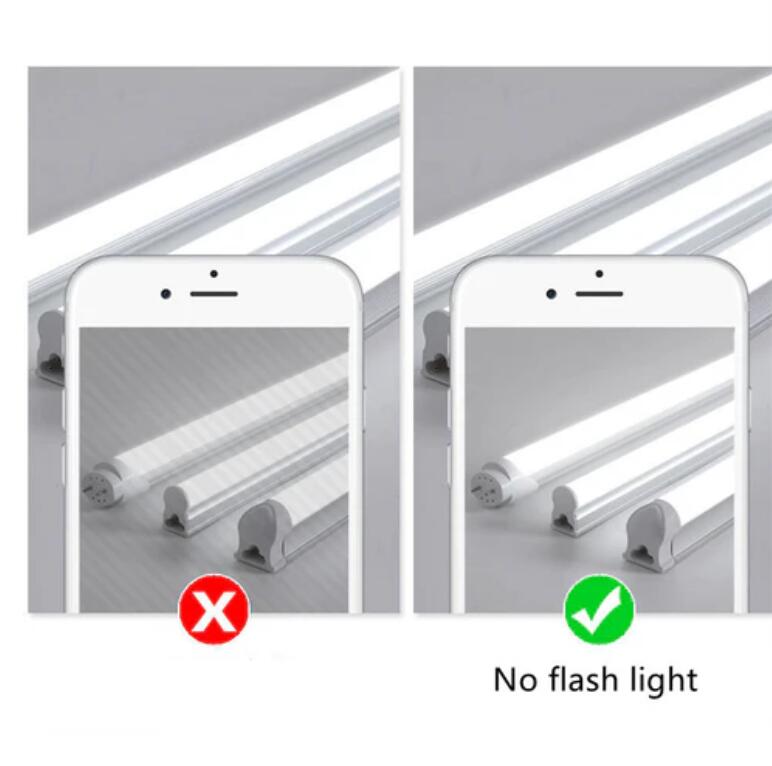10Pcs Pack 2FT/3FT/4FT AC/DC 12-36V T5 LED Tube Light w/ Milky White Cover