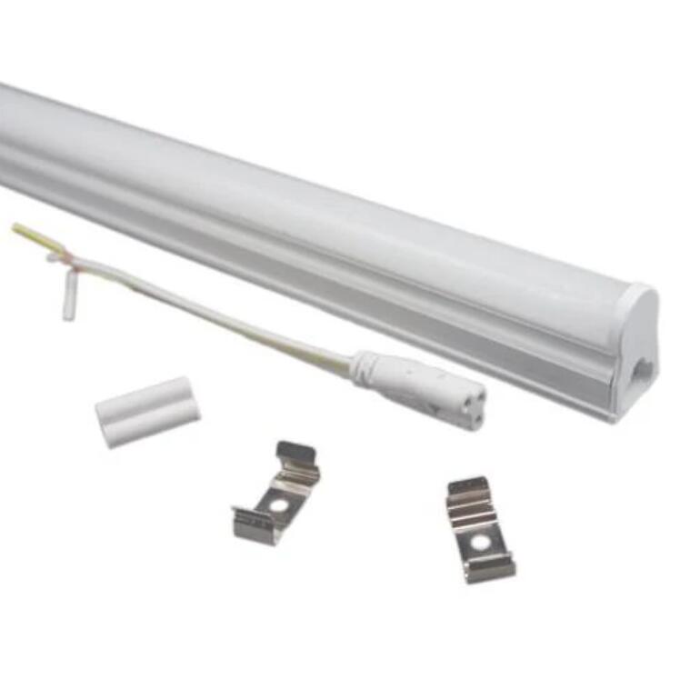 10Pcs Pack 2FT/3FT/4FT AC/DC 12-36V T5 LED Tube Light w/ Milky White Cover