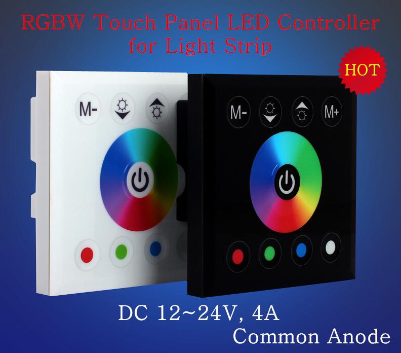 12V-24V DC Wall Panel Touchable Color Ring LED Controller for RGBW & RGBWW Color Changing LED Strips