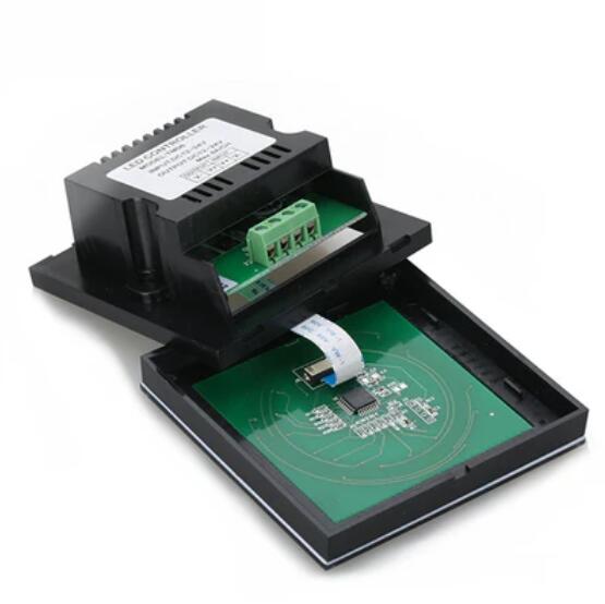 12V-24V DC TM06 Wall Panel Touchable Color Ring LED Dimmer Controller for Single Color LED Strips