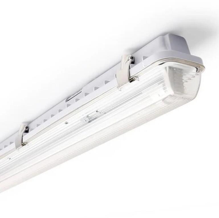 LED Tube Fixture (No Tube included) for Single LED Tube Tri-proof LED Tube Support Bracket Waterproof , Dustproof, Corrosion-Proof