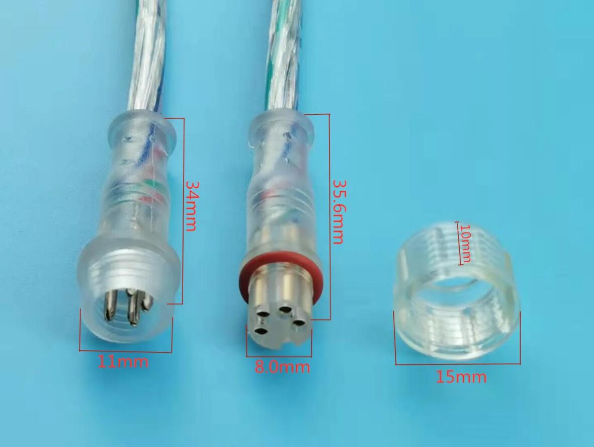 4 PIN waterproof connector (RGB)