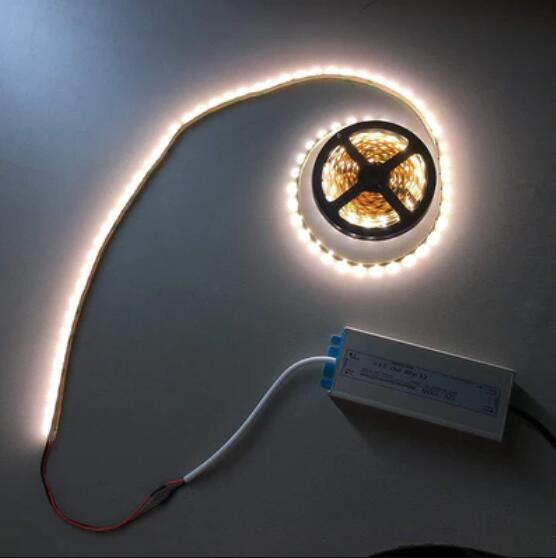 Waterproof IP67 LED Power Supply 110V AC to 12V DC Driver Transformer 3-Prong Plug 3.3 Feet Cable