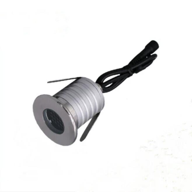 8PCS Pack 1W/3W IP67 Waterproof Dimmable Anti-Glare Stainless Steel Outdoor Cellular LED Underground Light