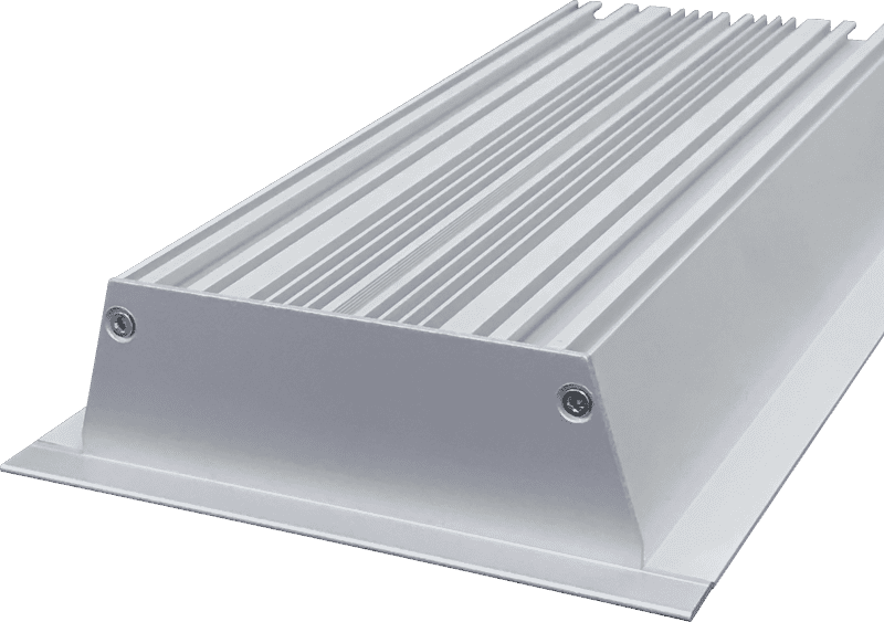 With edge embedded seamless butt jointable light bar light aluminum groove shell kit