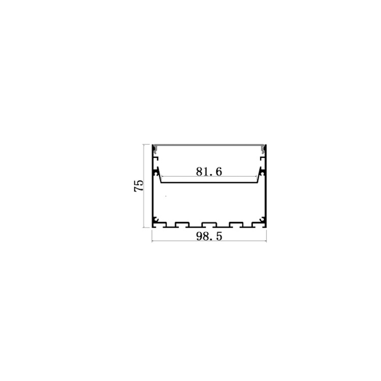 10075 Built-in power supply seamless docking can be spliced with 20 meters of continuous light office and commercial line light shell kit