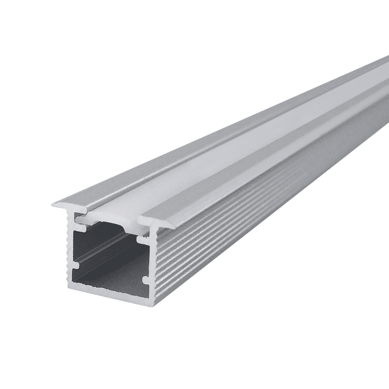 1009 aluminum groove 10mm wide 9mm high with edge embedded line light hard light bar aluminum groove shell kit