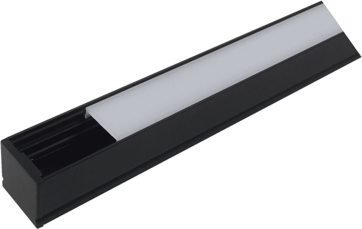 1515 Black Bar KTV Cinema Project 13 Wide PCB Linear Light Hard Light Bar Aluminum Slot Housing Kit