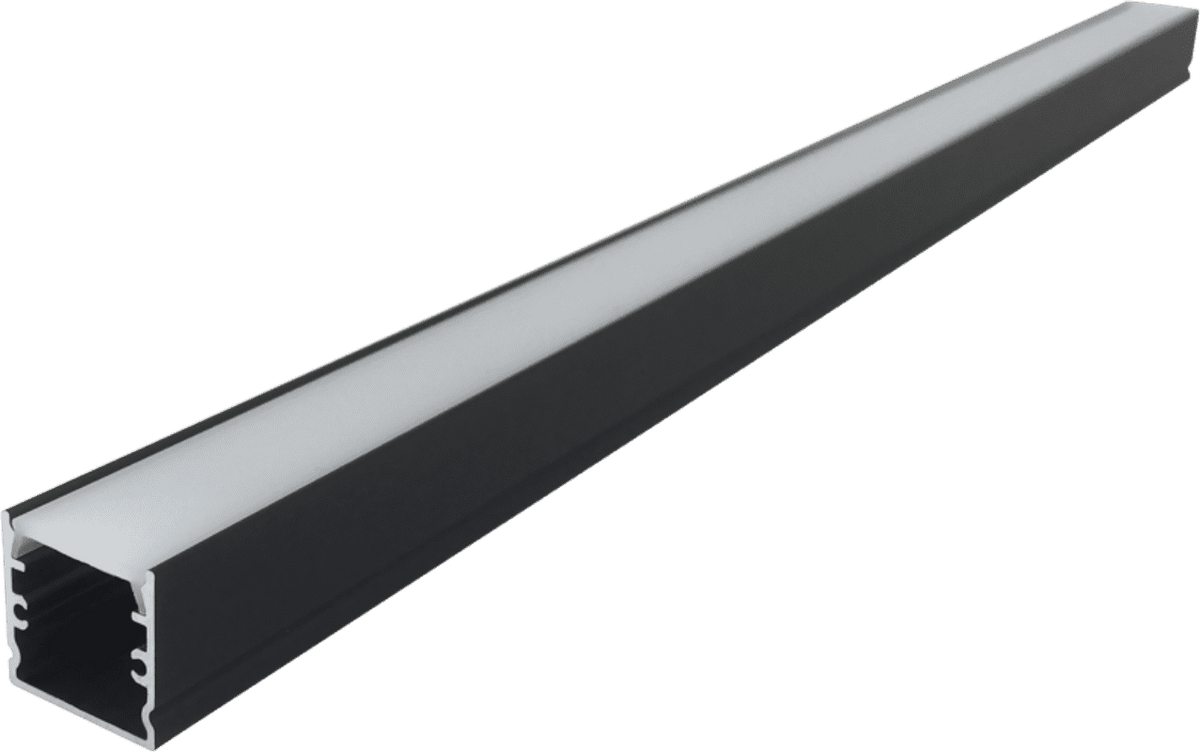 1515 Black Bar KTV Cinema Project 13 Wide PCB Linear Light Hard Light Bar Aluminum Slot Housing Kit
