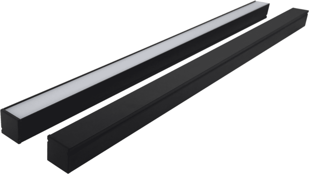1515 Black Bar KTV Cinema Project 13 Wide PCB Linear Light Hard Light Bar Aluminum Slot Housing Kit