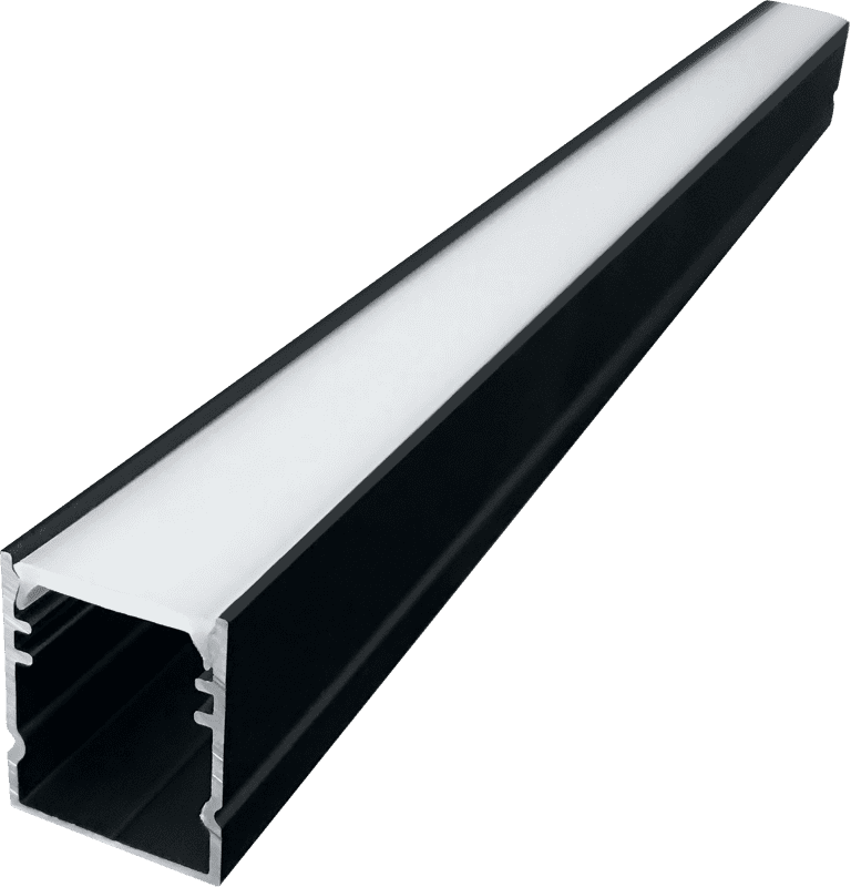 1518 Black Bar KTV Cinema Project 13 Wide PCB Linear Light Hard Light Bar Aluminum Slot Housing Kit