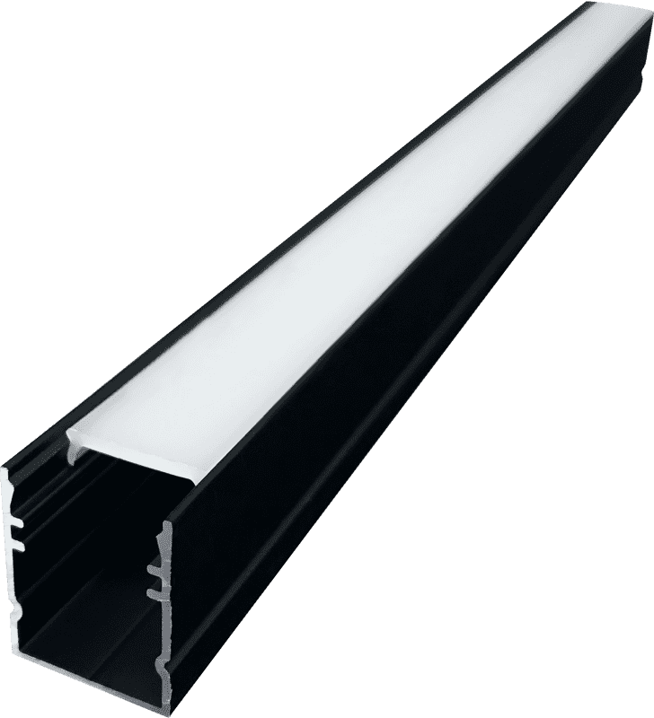 1518 Black Bar KTV Cinema Project 13 Wide PCB Linear Light Hard Light Bar Aluminum Slot Housing Kit