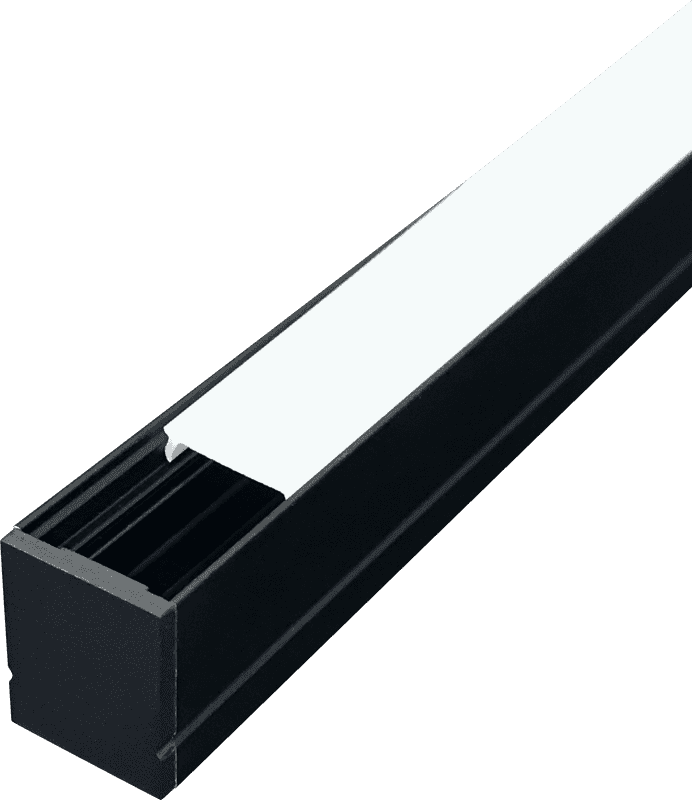1518 Black Bar KTV Cinema Project 13 Wide PCB Linear Light Hard Light Bar Aluminum Slot Housing Kit