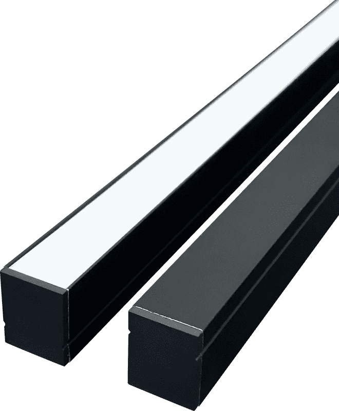 1518 Black Bar KTV Cinema Project 13 Wide PCB Linear Light Hard Light Bar Aluminum Slot Housing Kit