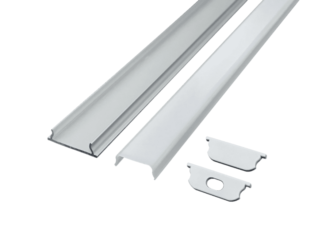 1805 Artistic Personality Home Spiral Can Turn Any Shape Curved Line Light Aluminum Slot Shell Kit