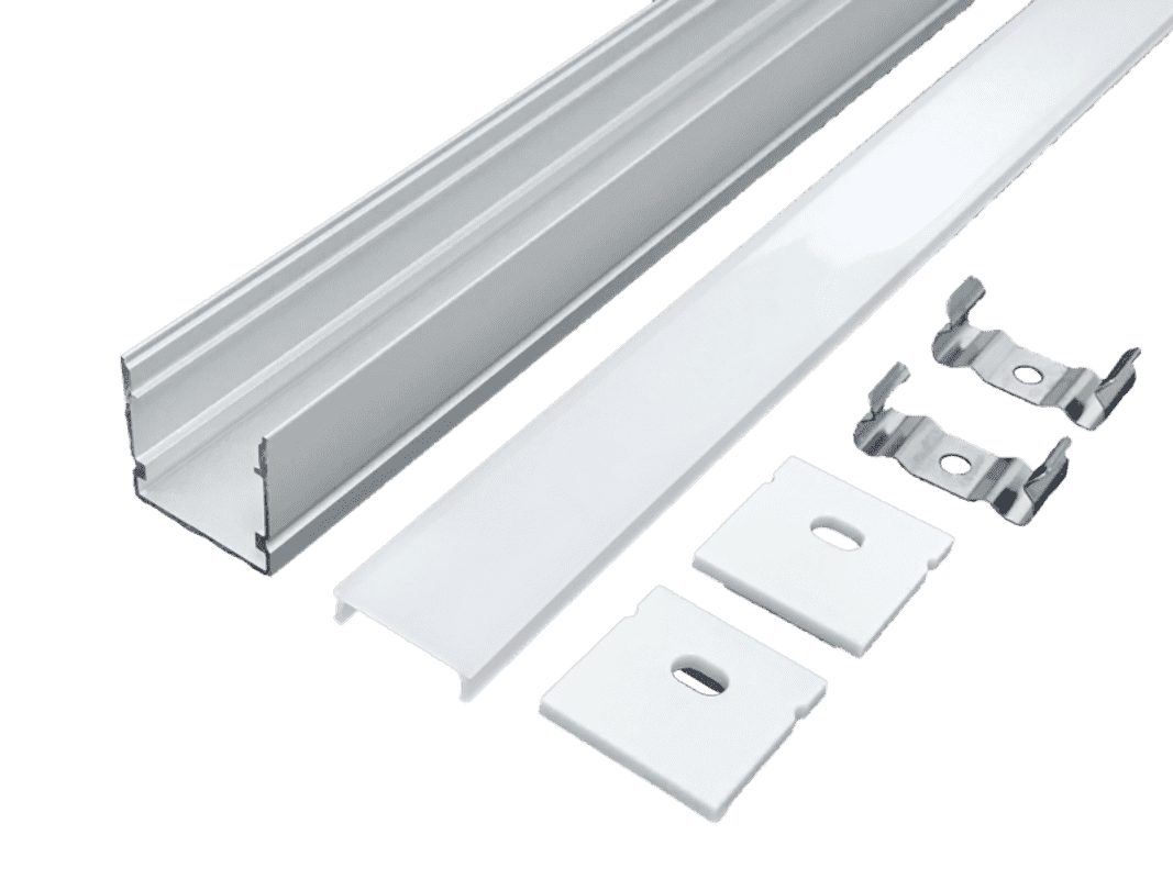 2020 Cabinet Office Continuous Light 18 Wide PCB Linear Light Hard Light Strip Aluminum Slot Shell Kit