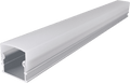 2121 square mask three-sided luminous surface mounted high-end engineering line light hard light bar aluminum groove shell kit