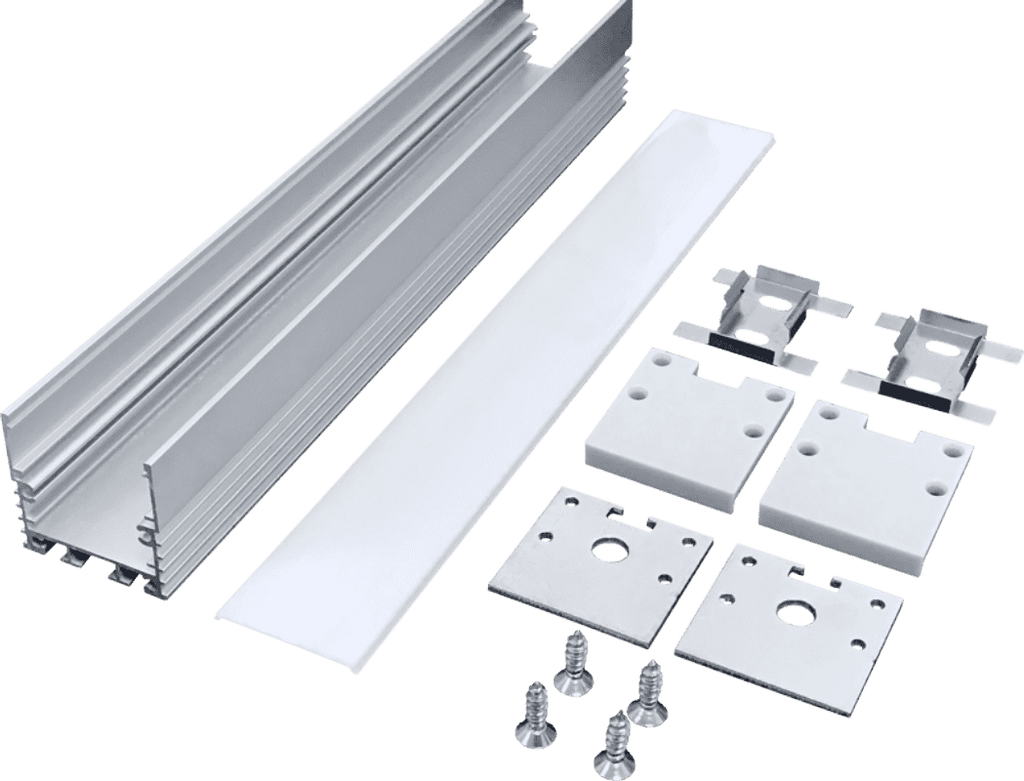 3030 Cabinet Office 26 Wide PCB Linear Light Hard Light Bar Aluminum Slot Shell Kit