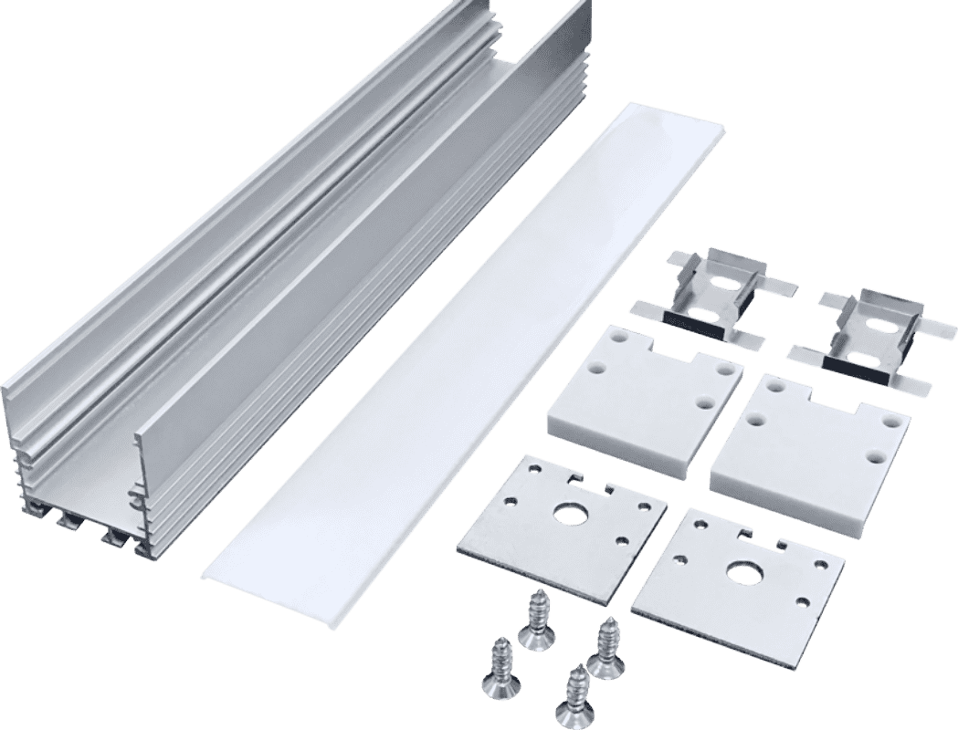 3030 Cabinet Office 26 Wide PCB Linear Light Hard Light Bar Aluminum Slot Shell Kit