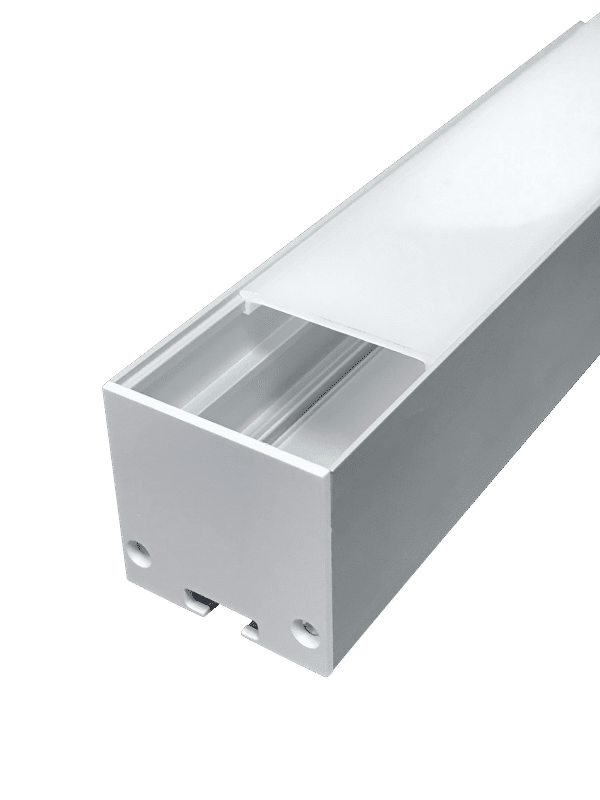 Office line light hard light bar shell aluminum aluminum slot card slot 3535