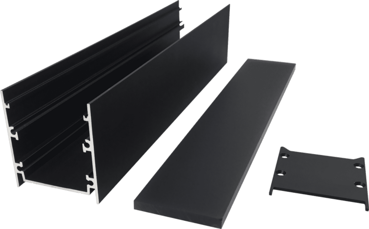 4045 board width 29 acrylic mask bar KTV special profile dazzling black series