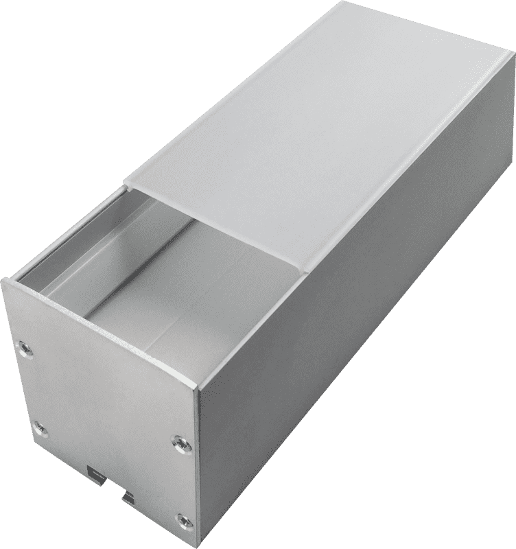 30 cm wide built-in power supply hoisting office commercial high-end linear light straight light aluminum groove shell kit