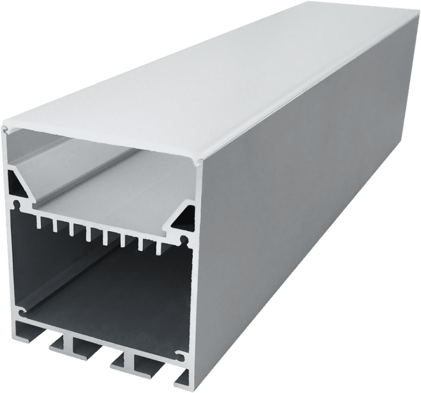30 cm wide built-in power supply hoisting office commercial high-end linear light straight light aluminum groove shell kit