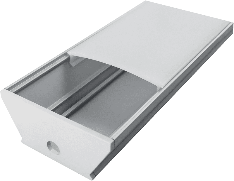 35*22 board width 23mmU-shaped hard light bar LED linear light aluminum groove shell kit