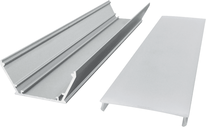 35*22 board width 23mmU-shaped hard light bar LED linear light aluminum groove shell kit