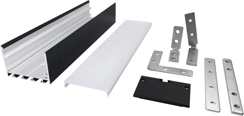 5035 seamless butt can be spliced â€‹â€‹high-end linear light hard light bar aluminum groove shell kit