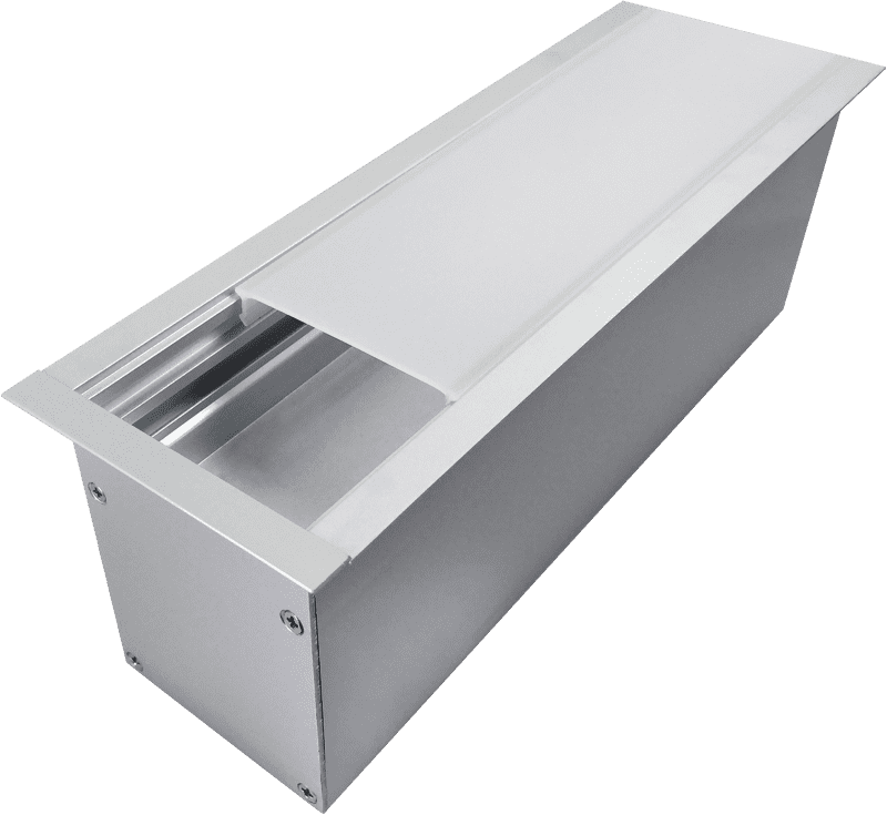 Built-in power supply can be spliced â€‹â€‹light bar light straight bar light aluminum groove shell kit 38 cm wide