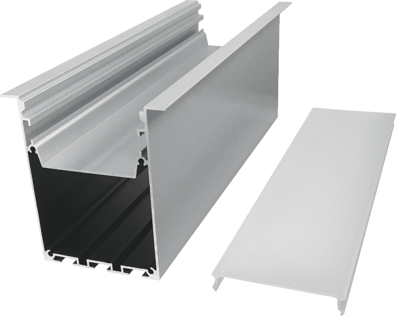 Built-in power supply can be spliced â€‹â€‹light bar light straight bar light aluminum groove shell kit 38 cm wide