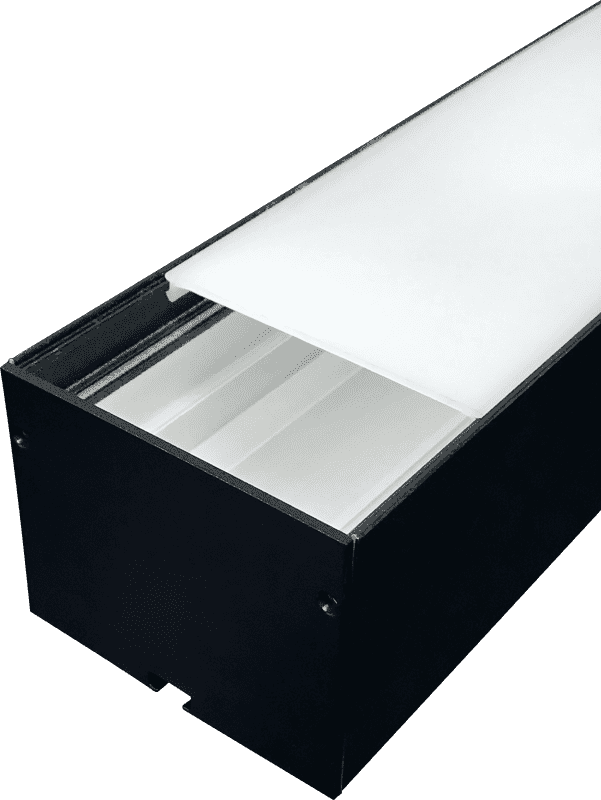 5 cm wide built-in power supply can be spliced continuously light ceiling linear light straight light aluminum groove shell kit