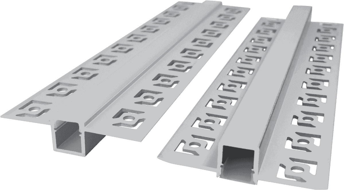 12*13 board width pre-embedded corner line light hard light strip shell aluminum groove