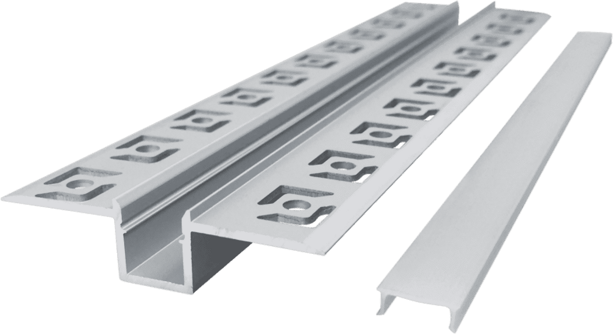 12*13 board width pre-embedded corner line light hard light strip shell aluminum groove