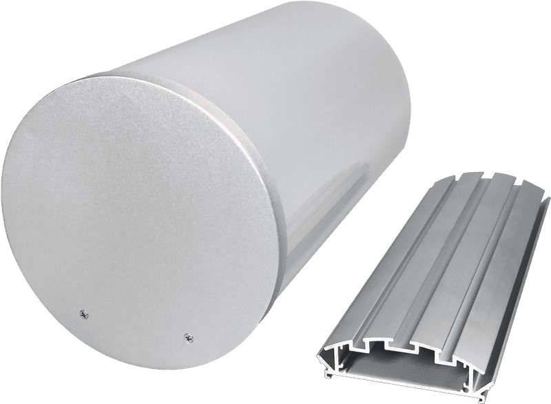 120mm diameter round ceiling ceiling office commercial cabinet line light hard light bar aluminum groove shell kit