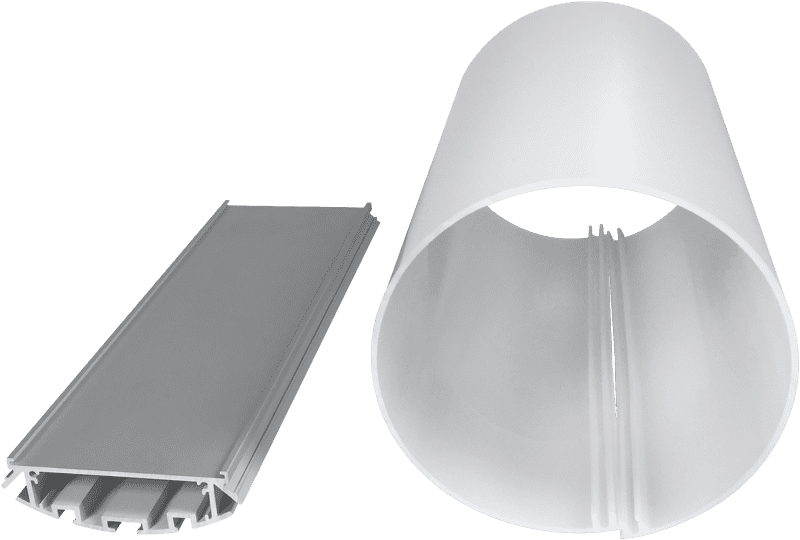 120mm diameter round ceiling ceiling office commercial cabinet line light hard light bar aluminum groove shell kit