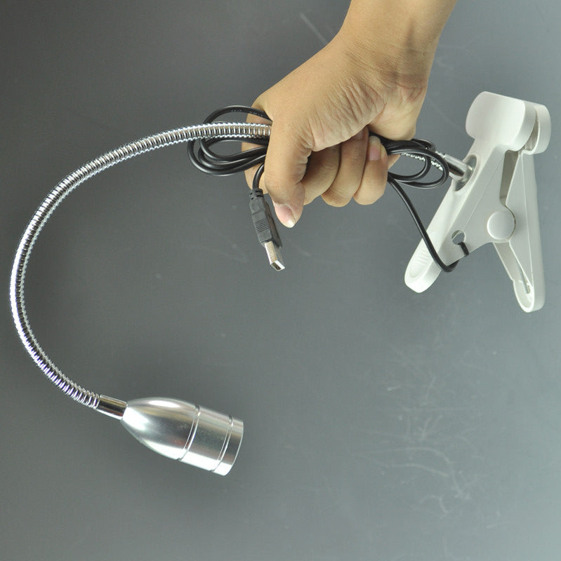 LED USB Table Lamp Flexible Reading LED Desk lighting Clip On Clamp On Laptop