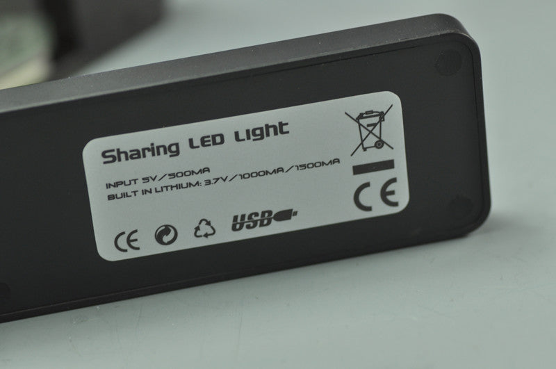 Black LED Folding Lamp Lap LED Lamp Light  Rechargeable LED Lamp With 18 LED Adjustable LED Lamp