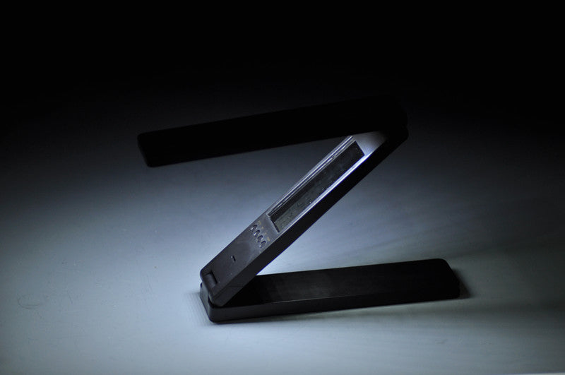Black LED Folding Lamp Lap LED Lamp Light  Rechargeable LED Lamp With 18 LED Adjustable LED Lamp