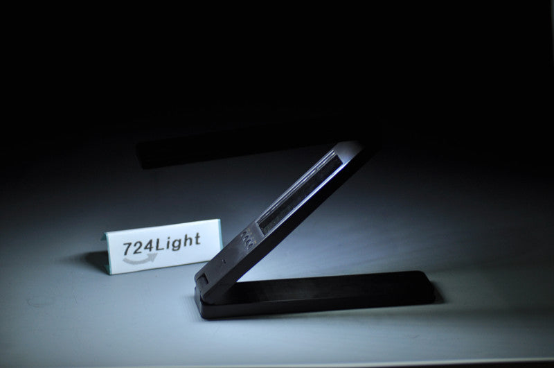 Black LED Folding Lamp Lap LED Lamp Light  Rechargeable LED Lamp With 18 LED Adjustable LED Lamp